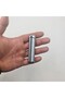 Slim Gas Lighter, Refillable, Windproof, Silver, 8 cm - - 3