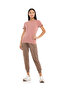 Dusty Rose LADIES BASIC ROUND NECK SOLID TEE 8-18 - 4