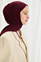 Bamboo Scarf Shawl - Claret Red - 4