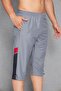 Men's Stripe Detailed Pocket Micro Sea Capri Gray 2668-g - 4
