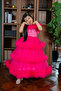 D' Daniela - Premium Collection-Eliana Pink Long Party Gown - 2