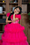 D' Daniela - Premium Collection-Eliana Pink Long Party Gown - 3