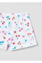 French Terry Shorts With Print And Pompoms - 3