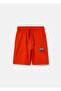 Fleece Bermuda Shorts With Drawstring And Print