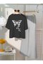 Children's Butterfly Printed T-Shirt Spanish Leg Tracksuit Set