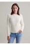 Ribbed Pullover With Cable-Knit Design - 2