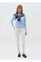 Top With Round Neck And Long Sleeves