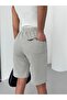Women's Striped Combed Cotton Women's Shorts - 2
