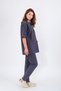 Top Size Lycra V Neck Unisex Bat Sleeve Nurse and Doctor Uniform Set Scrubs Hospital Uniform - 2