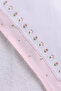 Flower Embroidered 4 Piece Boxed Bath Set / 0-2 Years Old Baby Girl - 3