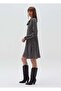 Short Dress With Print With Foulard - 2