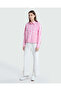 Popeline Stripe Blouse In Pink & Red By - 3