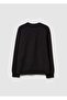 Round Neck Sweatshirt With Print - 2