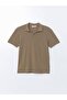 Polo Neck Short Sleeve Combed Cotton Men's T-Shirt (S5) - 5