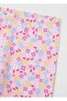 Cotton Jogging Set With Flounce And Print - 4