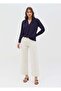 Viscose Blouse With V Neck