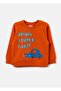 French Terry Sweatshirt With Print