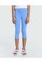 Girls’ Leggings In Cornflower Blue - 2