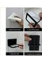 Wall-Mounted Toothpaste Holder (2 Pack) – Adhesive Toothbrush Organizer Rack, No Drilling, Black - 4
