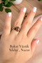 Pure Copper Ring Adjustable Star Stone (Evil Eye Protection) (Gift, Daily, Special Occasions)