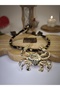 Crab Figured Gold Necklace Crab String Necklace Crab Necklace Christmas New Year Gift Gift for Lover - 4