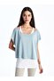 Crew Neck Plain Short Sleeve Women's T-Shirt and Singlet Set (S4)
