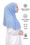 Ready-Made Headscarf Practical Islamic Clothing Combed Cotton Veil Turban Soft Scarf for Prayer - 6