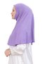Ready-Made Headscarf Practical Islamic Clothing Combed Cotton Veil Turban Soft Scarf for Prayer - 4