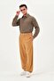 100% Cotton 4 Seasons Oversize Muslin Men's Long Sleeve Khaki Shirt - 7