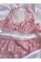 Pink Daisy Bralet Takımı - 5