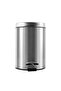 12L Round Stainless Steel Pedal Trash Can