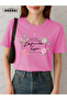 The Impossible Comes True Printed Cotton Fabric Girl Pink T-Shirt - 2