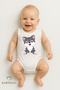 100% Cotton Animal Figured Sleeveless Snap Fastener Baby Bodysuit Summer Breathable Unisex Zıbın Cat - 4