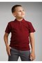 Unisex Short Sleeve Polo Collar School and Daily Use T-Shirt - 2