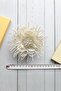 White Design Hair Accessory, Wedding, Engagement, Special Occasion Hair Clip - 4