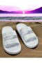 Non-Slip Thick Sole Soft Daily Home Bathroom Balcony Garden White Slippers for Pool Sea Beach - 4