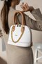 Women's Medium Size Chain Detailed Adjustable Strap New Season Hand & Shoulder Bag 234076Mh