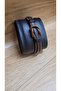 Men's Leather Bracelet Magnetic Buckle Braided Bracelet