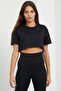 Women's Crew Neck Oversize Crop - 4