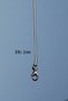 Steel Italian Round Snake Bracelet 1 mm Silver Color |   Non-Blackening, Unisex, 2 Years Warranty - 4
