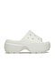 White Unisex Stomp Slide