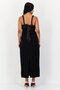 Women Plain Maxi Dress, Black - 3