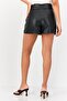 Women Solid Belted Skort, Black - 4