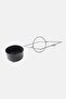 Square Decorative Parapet Hanging Plant Pot, Black - 2