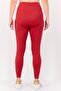 Women Sportswear Fit Training Leggings, Red - 4