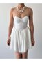 Xoxa Straplez Elbise - 8
