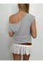 Women's Leopard Los Angeles 79 Printed Off Shoulder Boat Neck T-Shirt - 2