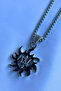 Spear Biohazard Handcrafted Stainless Steel Chain Men's Necklace - 5