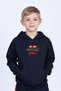 3-Piece Hooded Kangaroo Pocket Printed Detail Boy's Sweatshirt - 4