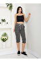 Women's Patterned Combed Cotton Capri - 4